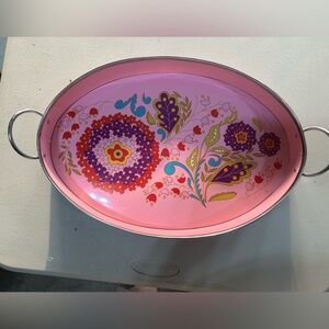 Metal Oval Serving Tray